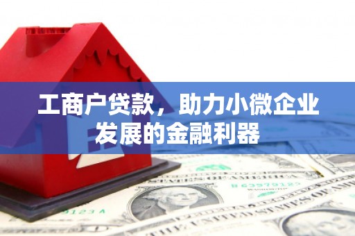 邻水工商户贷款，助力小微企业发展的金融利器