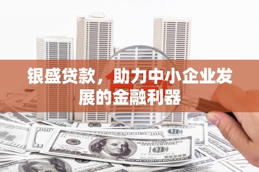 邻水银盛贷款，助力中小企业发展的金融利器