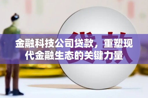 邻水金融科技公司贷款，重塑现代金融生态的关键力量