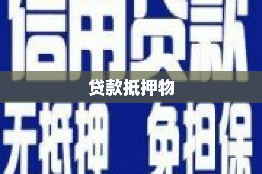 邻水贷款抵押物