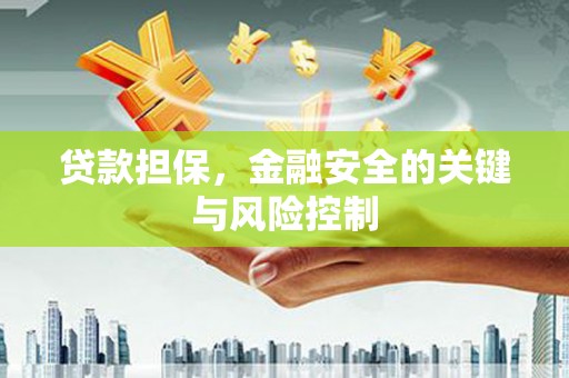 邻水贷款担保，金融安全的关键与风险控制